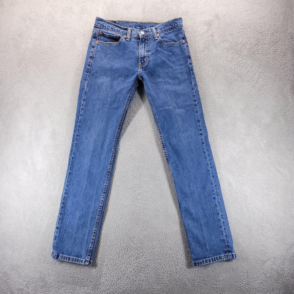 Levis 511 Jeans Mens 31x32 Blue Slim Straight Medium Wash Stretch Comfort